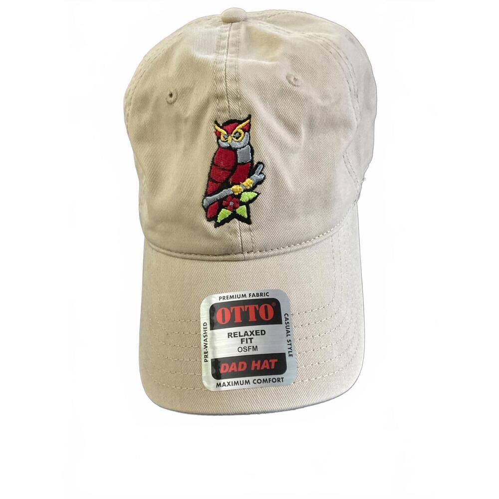 OTTO Relaxed Fit Dad Hat with Embroidered Owl